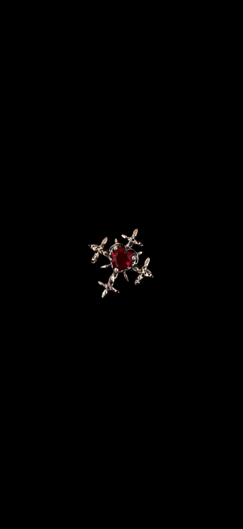 Stoned Cross Ring