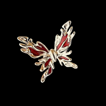 Red Butterfly Ring