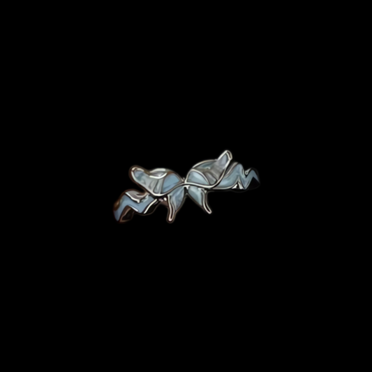 Blue Butterfly Ring